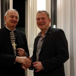 Bischof Reinhart Guib (EKR) und Dr. Ralf Buchholz (HAWK Hildesheim)