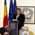 S.E. Botschafter Emil Hurezeanu bei seiner Eröffnungsansprache