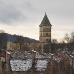 Belleschdorf - Bergungsarbeiten und Reparatur des Turmdachs