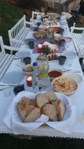 Abendessen in Trappold