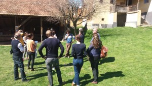 mit Stefan Vaida (m.) in Alzen