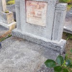 Grabstein - nachher